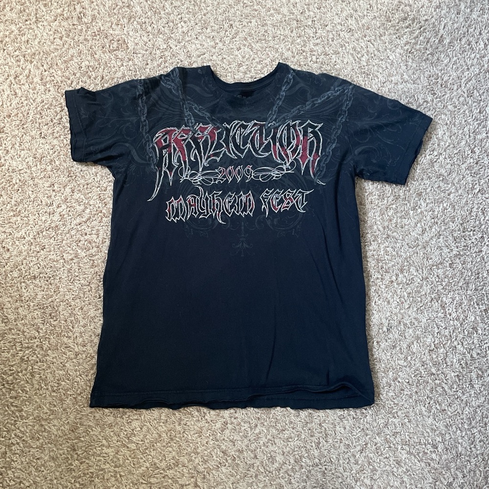 Affliction Mayhem Fest shirt